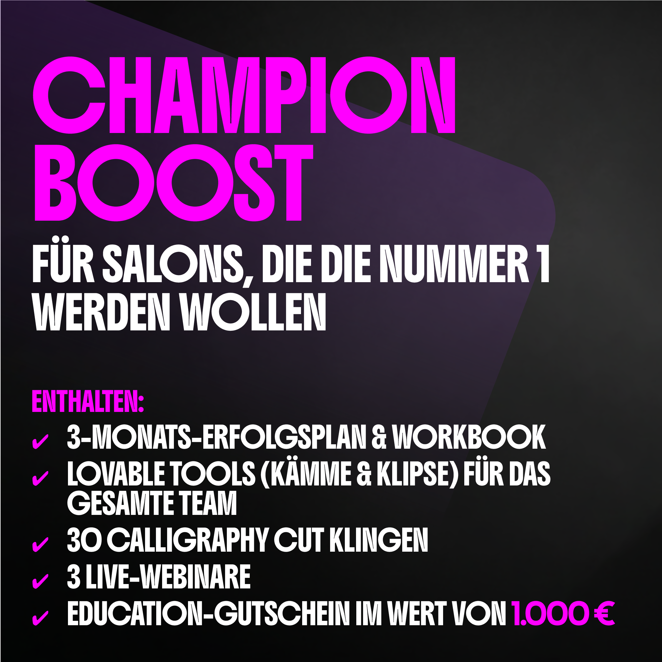 CHAMPION BOOST