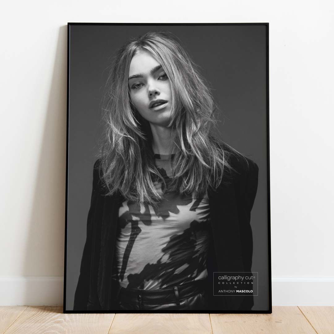 Din A1 Poster calligraphycut collection by anthony mascolo