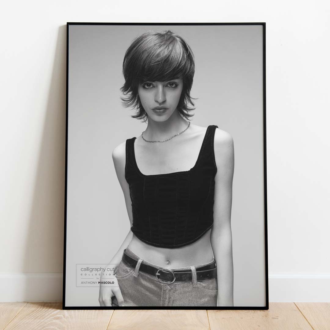 Din A1 Poster calligraphycut collection by anthony mascolo