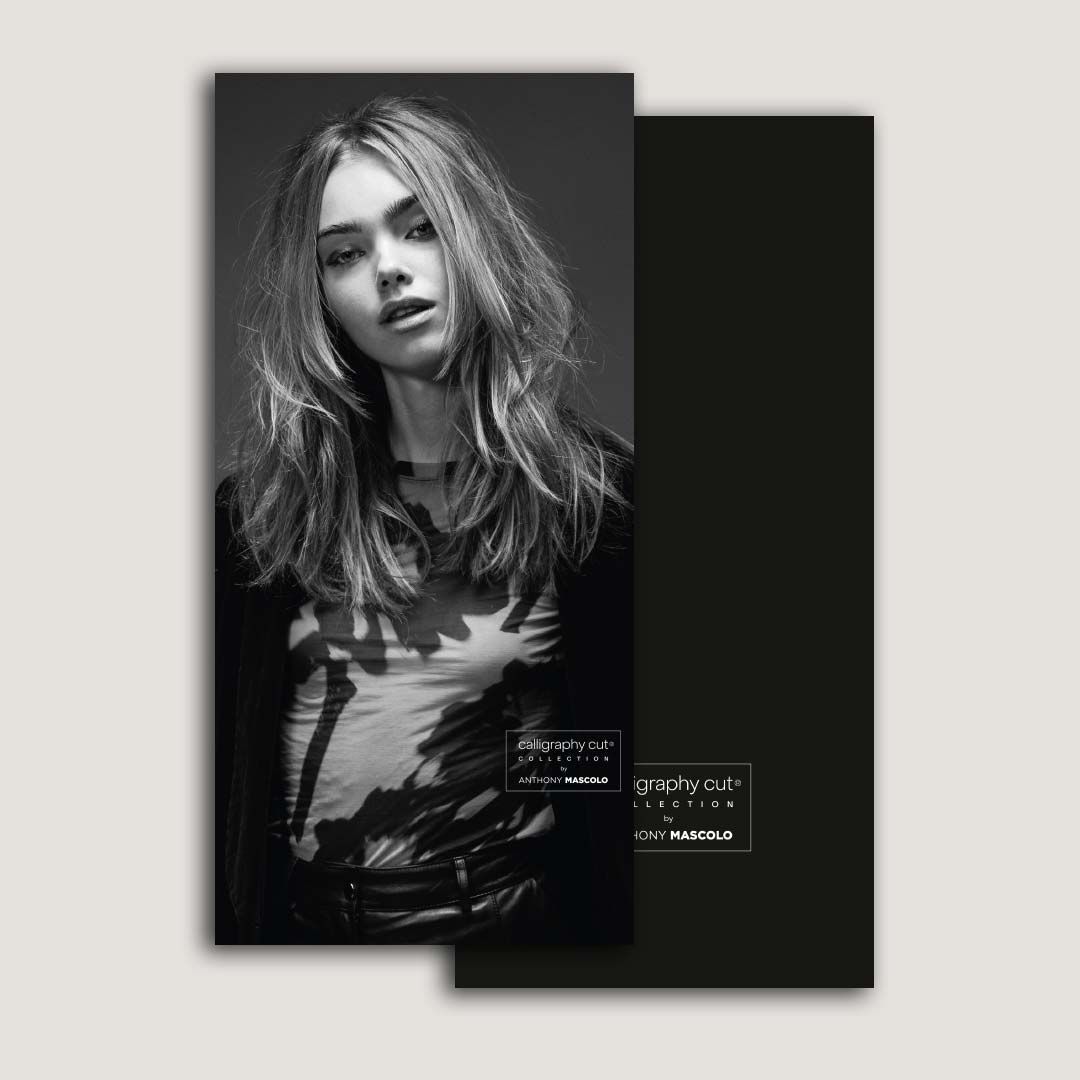 Wechselmotivkarte für Aufsteller calligraphycut collection by anthony mascolo