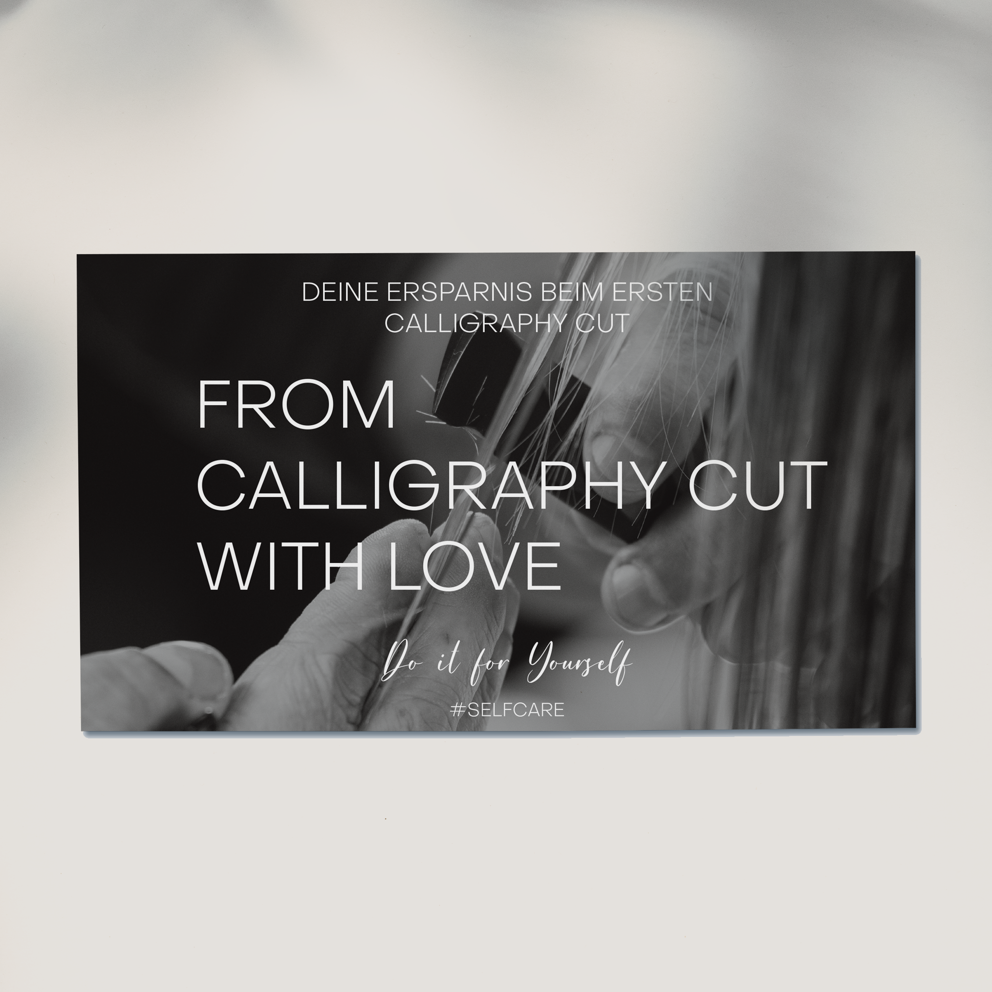 Gutschein "From calligraphy cut with Love" 50er Pack